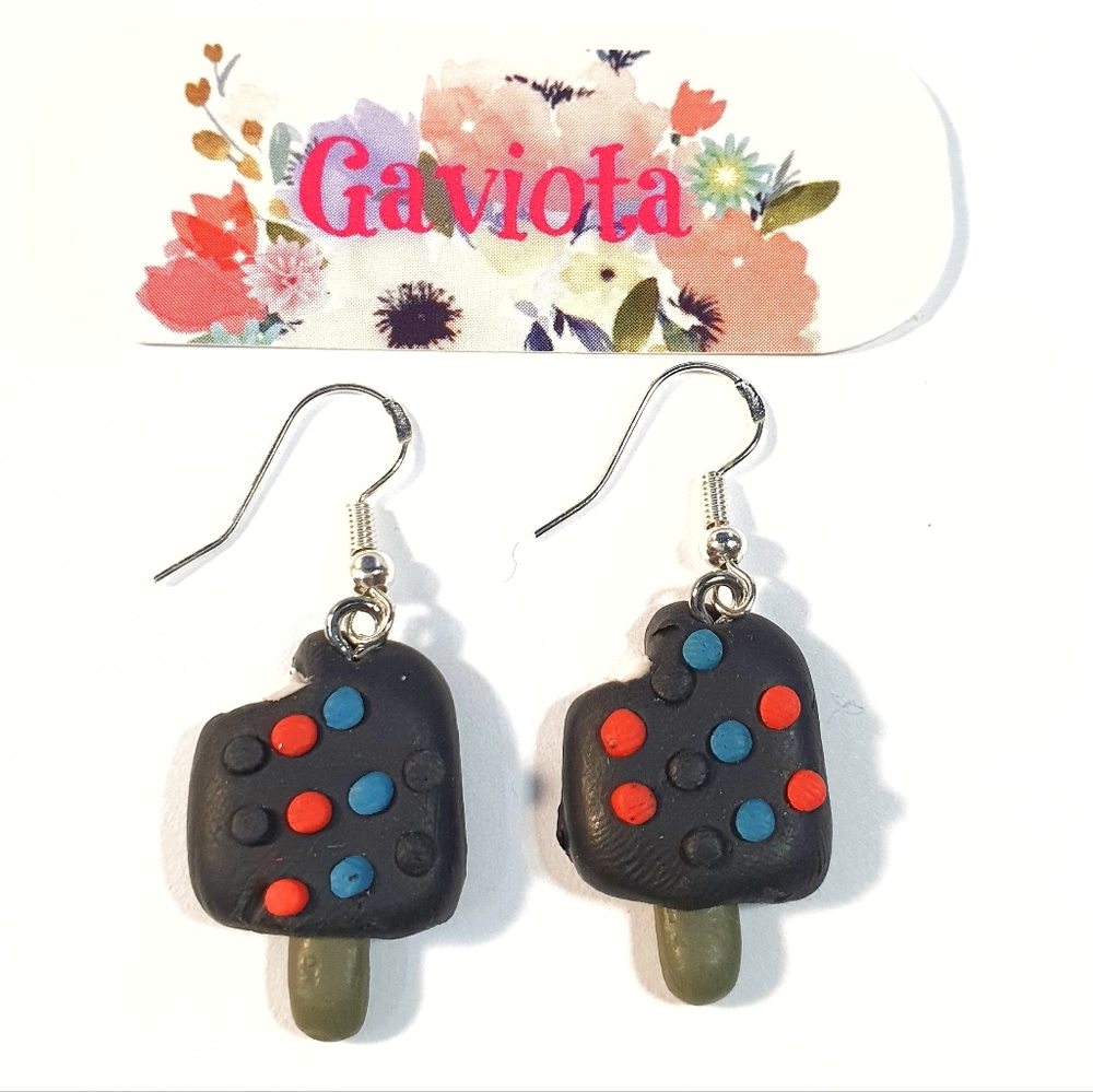 Ice Cream Polymer Clay Earings